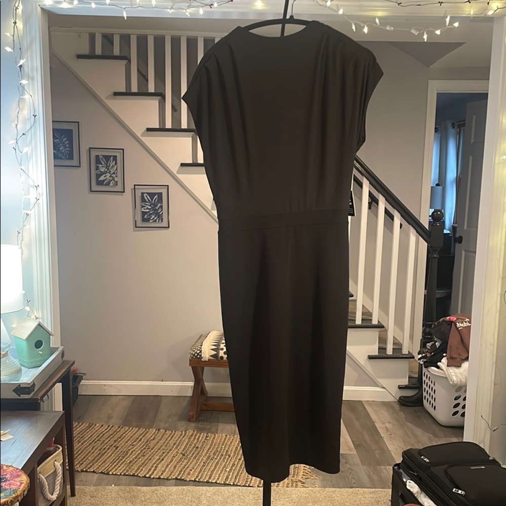 Express Midi Length Black Dress Excellent Condition